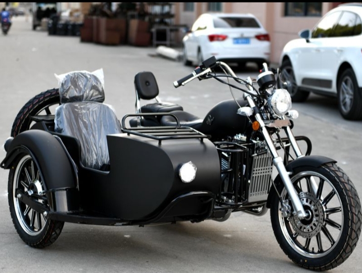 君侉400邊三輪摩托車400邊三輪挎子直立雙缸水冷國四電噴  可上牌(3)